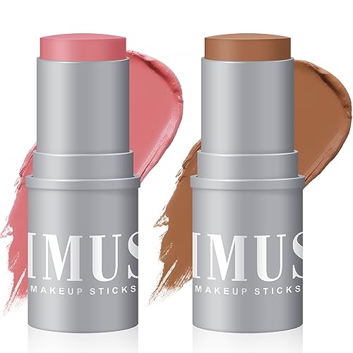 KIMUSE Cream Contour Stick Duo – Blush & Bronzer