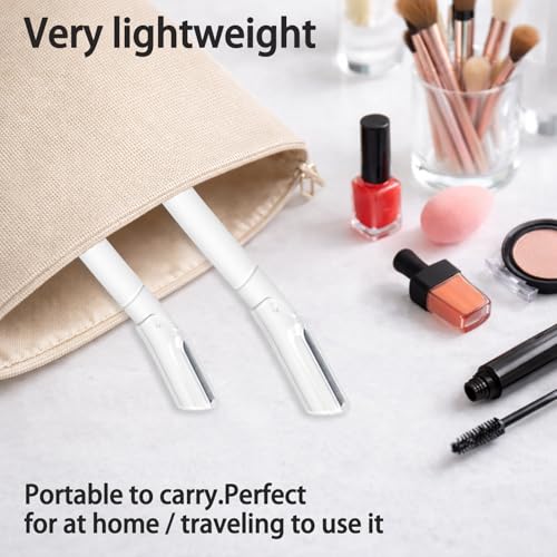 Fernfern Transparent Dermaplane Razor for Women Face 10 Pack - Gentle Exfoliation & Eyebrow Shaping