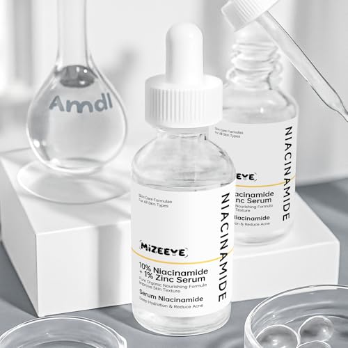 Niacinamide 10% + Zinc 1% Face Serum for Girls & Women, Moisturizing Niacinamide Serum for Acne, Redness.