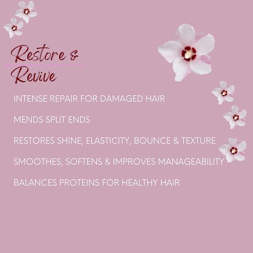 DermOrganic Hair Repair Masque - Deep Conditioner Reconstructor Naturally Rebuilds Damaged Hair, 33.8 oz