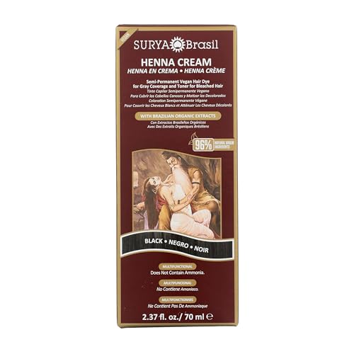 Surya Brasil Henna Cream Black Semi-Permanent Hair Color