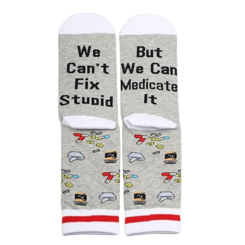 Pharmacist Socks 2 Pairs – RX Gift for Pharmacy Tech
