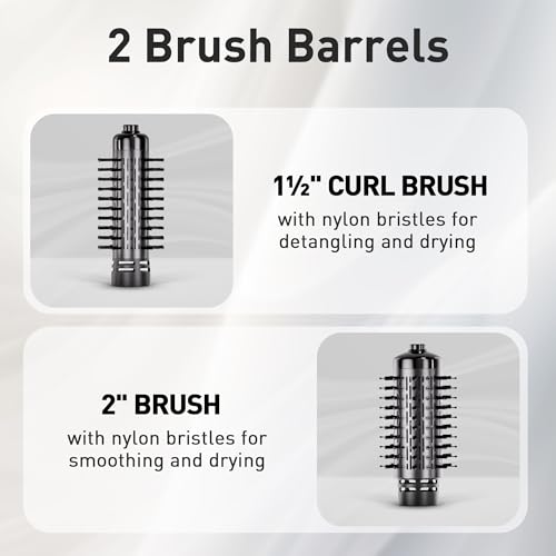 Beautimeter Hair Dryer Brush, Rotating Blow Brush with 2-Inch and
