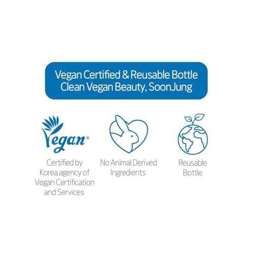 ETUDE SoonJung 10 Free Moist Emulsion, Face Moisturizer, Non-Sticky Lotion for Sensitive Skin, pH Balanced Formula, Panthenol, Madecassoside, Korean Skin Care, Beauty (4.39 Fl Oz)