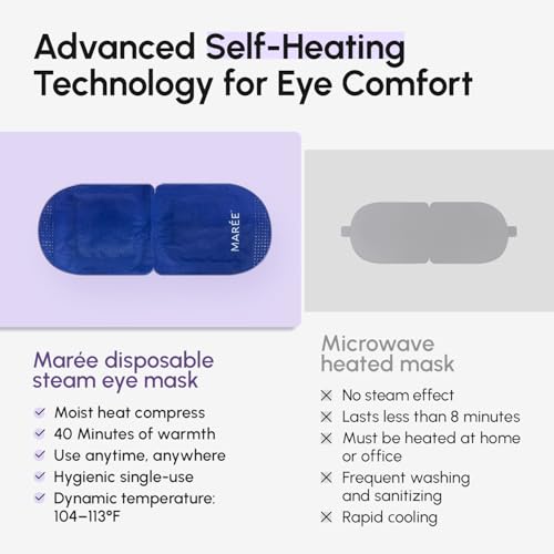 MAREE Heated Eye Mask for Dry Eyes & Tired Eyes Relief
