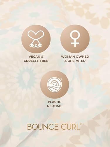 Bounce Curl Reversible Satin Night Cap for Curly Hair - Blue, Adjustable Bonnet