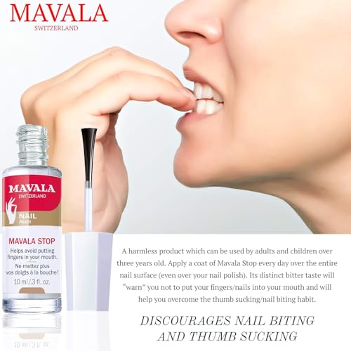 MAVALA Stop Deterrent for Nail Biting & Thumb Sucking - 0.3 fl oz (2-Pack)
