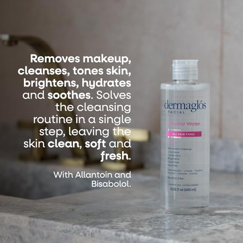 Dermaglós Micellar Water for Sensitive Skin 13.52 Fl Oz - All Skin Types