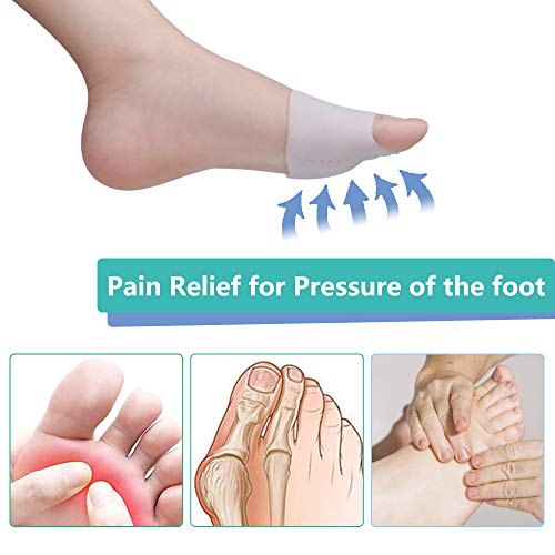 Metatarsal Pads with Gel Toe Separators - Bunion & Ball of Foot Pain Relief