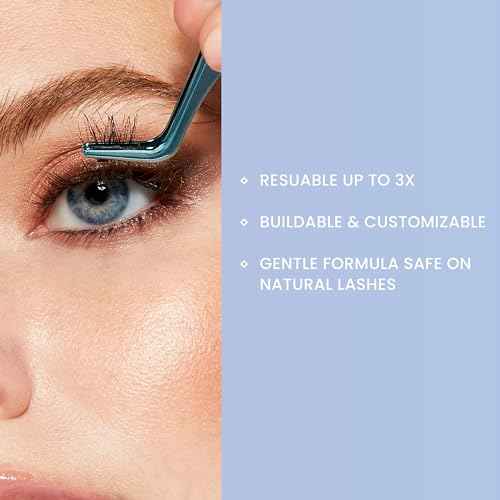 KISS Falscara DIY Eyelash Extension Remover with Natural Rosewater ? Gentle Soothing Nourishing Eye Cleanser for Removal of Artificial False Synthetic Eyelashes, Lash Wisps, and Bond & Seal Adhesive