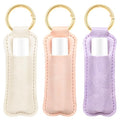 WK IEASON Lip Balm Holder for Chapstick Lipstick Sleeve Keychain,Small Christmas Gifts Stocking Stuffers for Teen Girls Women