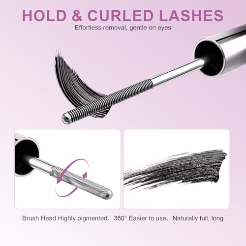 Waterproof Curling Mascara with Metal Wand - Volume & Length