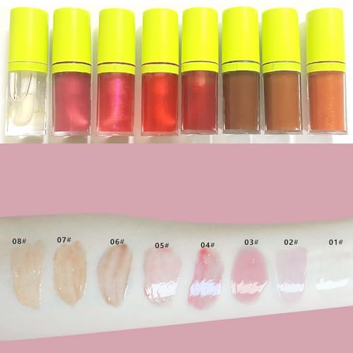 MYUANGO Hydrating Lip Oil - Moisturizing Vegan Lip Tint (08)