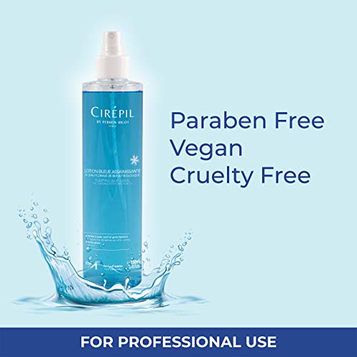 Cirepil - Pre & Post - Purifying Blue Lotion - 250ml / 8.45 fl oz - Cleanses and Prepares the Skin - Pre-Waxing & Post-Waxing