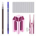 ATOMUS Eyebrow Makeup Pencil & Sharpener Set with Trimmers - 14 Pcs