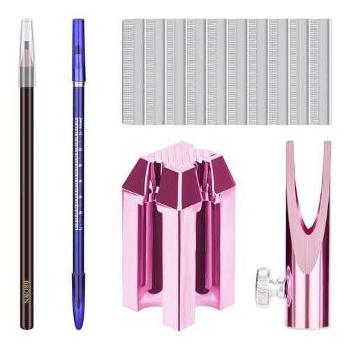 ATOMUS Eyebrow Makeup Pencil & Sharpener Set with Trimmers - 14 Pcs