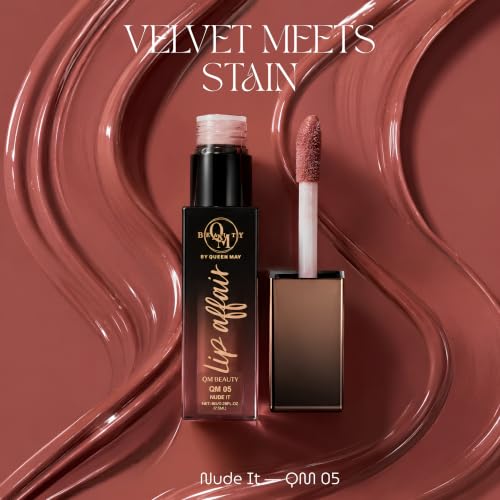 House of Que May Lip Affair Matte Lip Stain - Nude It