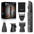 MAXGROOM Waterproof Body Hair Trimmer for Men with Adjustable Comb