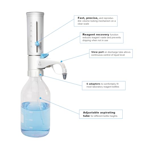 ONiLAB 1L Bottle Top Dispenser with Precision Calibration