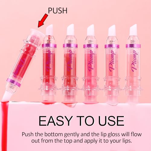 Erinde Lip Plumper Gloss - Fuller Lips, Spicy Hydrating Booster