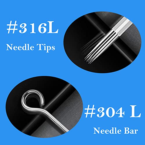 Urknall 100PCS Tattoo Needle Assortment - Liners, Shaders & Magnums