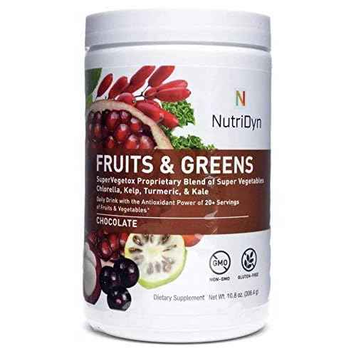 NutriDyn Fruits and Greens Super vegetox Proprietary Blend of Super vegetables, Chlorella, Kelp, Turmeric & Kale, Certified Organic 306.4 Grams