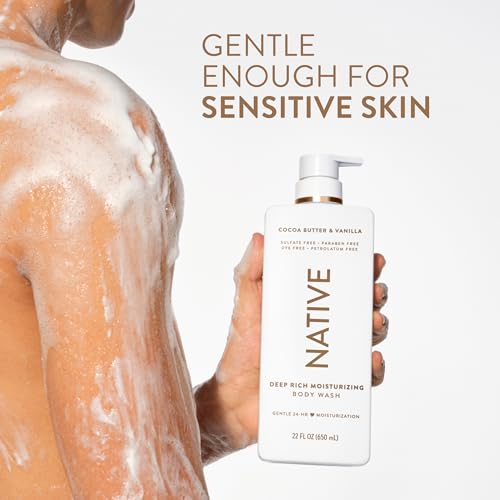 Native Moisturizing Body Wash with Shea Butter, 22 fl oz