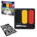 VIKUKIV Face & Body Paint Kit – 3-Color Set for Events
