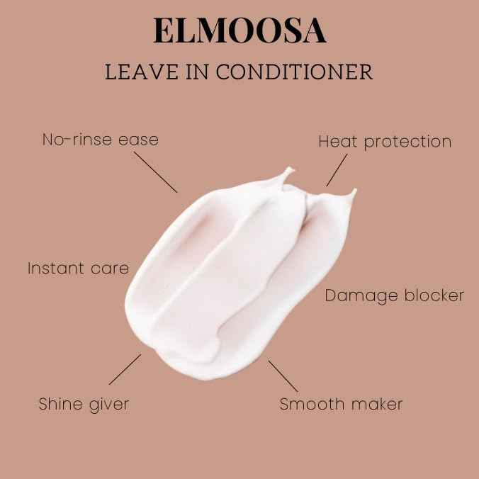 ELMOOSA Caviar Leave In Conditioner -24/7 Caviar Armor Against Frizz & Split Ends/Caviar Hair Treatment/Heat Protection/Frizz Control for curly hair 250ML
