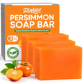Persimmon Soap Bar - 3 Pack for Body Odor Control & Sensitive Skin