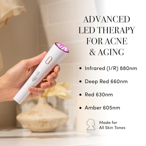 reVive Lux LED Light Therapy Wand | FDA-Cleared Acne & Anti-Aging