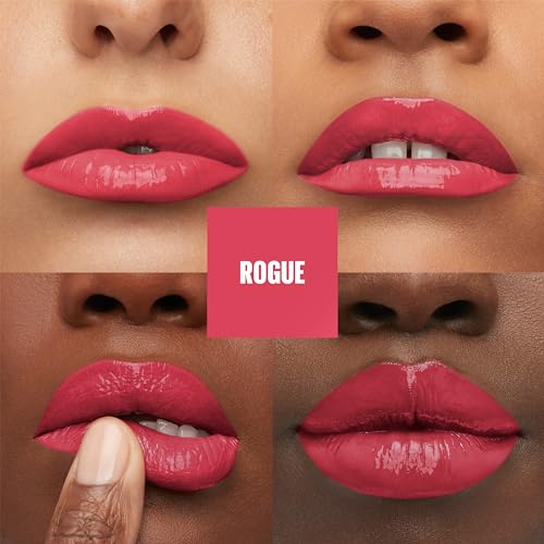 MAYBELLINE Super Stay Vinyl Ink Longwear No-Budge Liquid Lipcolor Make Up, Highly Pigmented Color and Instant Shine, Rogue, 1 Count