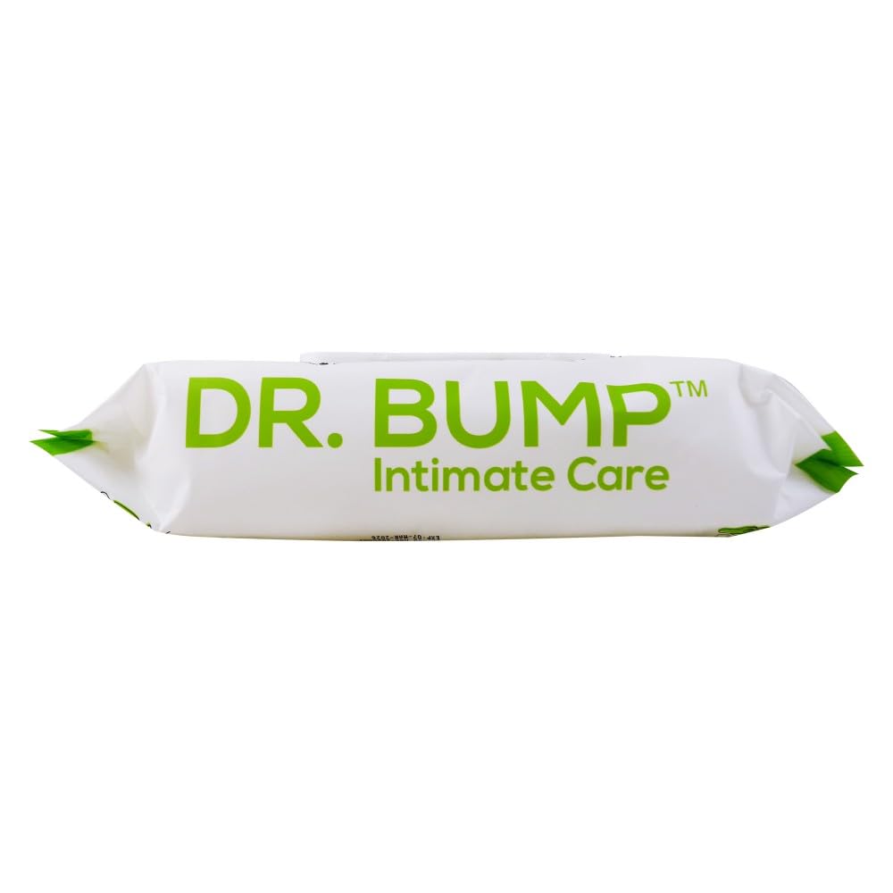 Dr. Bump Intimate Care Natural Spa Wipes with Tea Tree and Manuka Honey 80 pcs Pack of 6