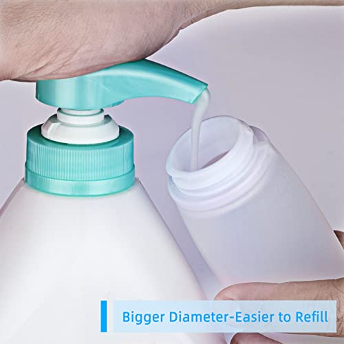TSA Approved Silicone Travel Bottles 3.4oz - 4 Pack Leak Proof