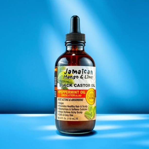Jamaican Mango & Lime Black Castor Oil 4oz