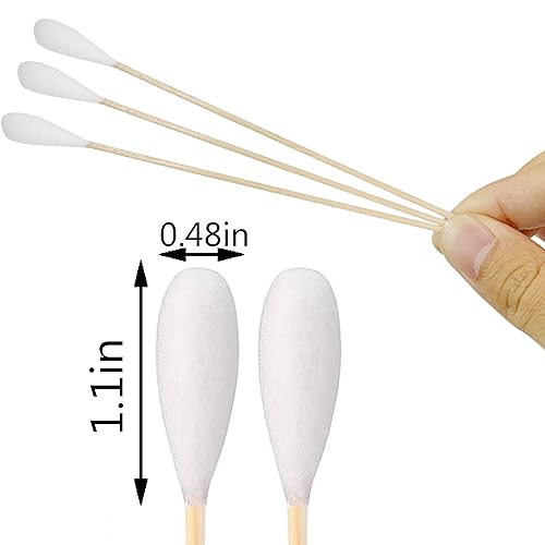 Large Cotton Swabs 6 Inch 200pcs Pet Ear Cleaning