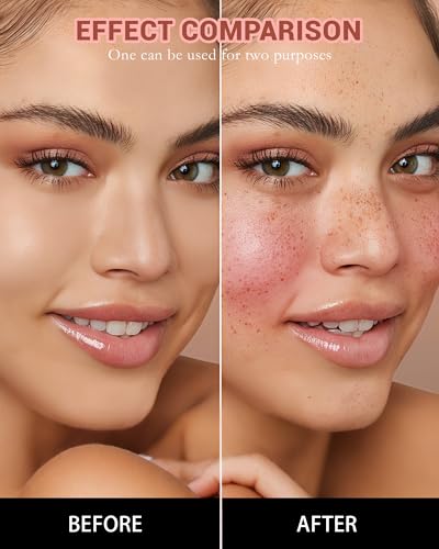 Freckle Stamp & Blush Set - Natural Liquid 2-in-1 Makeup