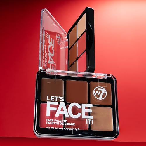 W7 Let's Face It Cream Palette - Deep Desert Glow
