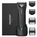 MANSPOT Manscape Body Hair Trimmer for Men - Waterproof Electric Groin Trimmer