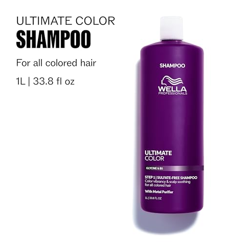 Wella Professionals Ultimate Color Shampoo 33.8 Fl Oz - Color Vibrancy & Scalp Soothing