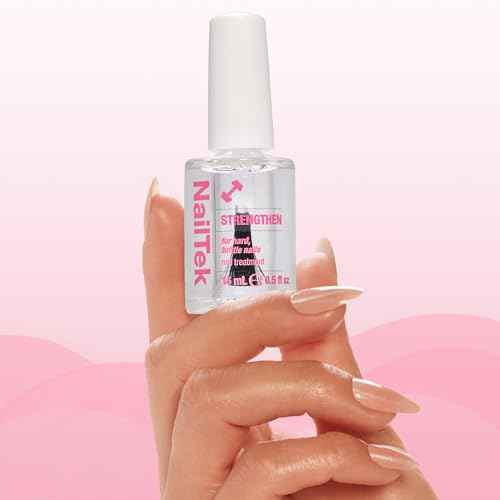 Nail Tek Nail Strengthener Formula 3 ? Strengthening Nail-Polish Treatment for Hard, Dry, Brittle Nails, 0.5 fl oz