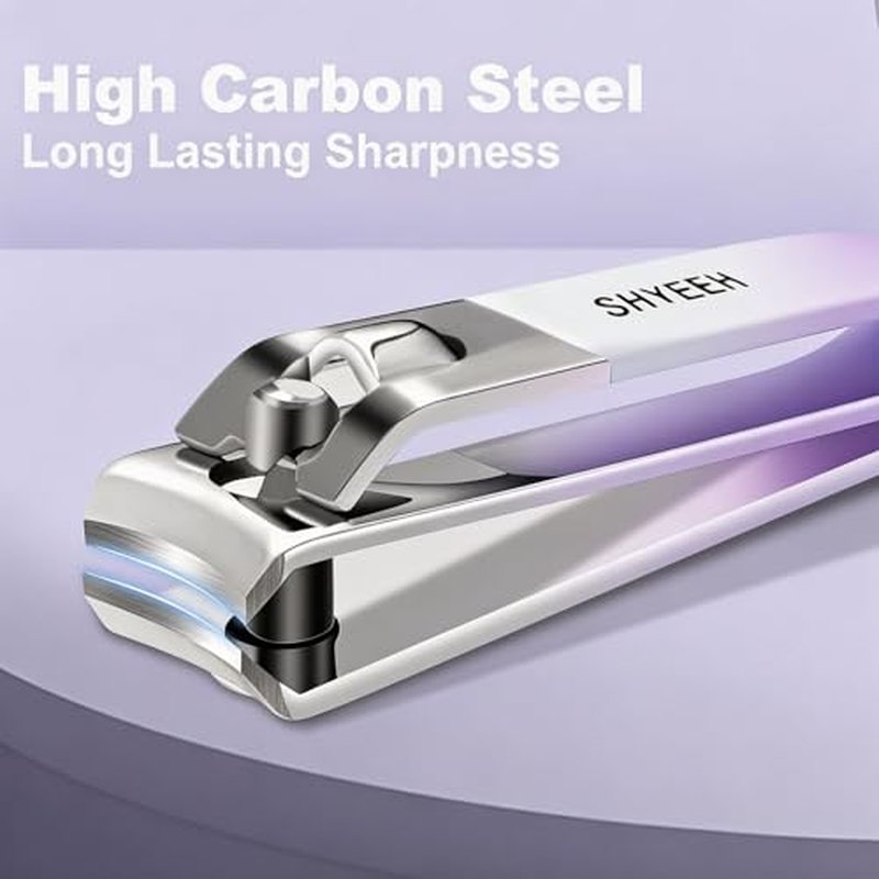 10-Piece Manicure Set with High-Carbon Steel & Leather Case