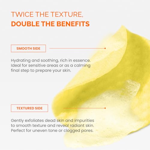 Kojic Acid & Turmeric Cleansing Pads - Dark Spots & Hyperpigmentation, 60 Pcs