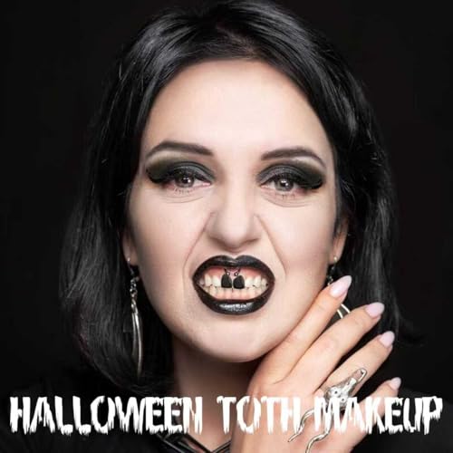 Black Tooth Paint Makeup for Cosplay & Halloween FX