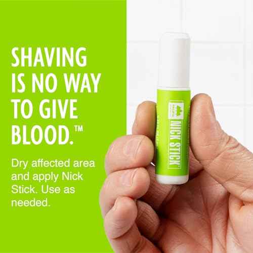 Pacific Shaving Company 2 Nick Sticks + 1 Fresh Mint Lip Balm SPF 15 - A Shave Essential - Puts Nicks in Their Place - Liquid Roll-On Applicator, Dries Clear - With Vitamin E & Aloe Vera (3 Pieces)