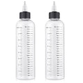 BESARME Hair Oil Applicator Bottles 8.5oz Dye Dispenser 2-Pack