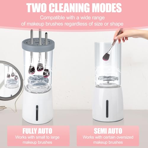 Electric Makeup Brush Cleaner - Auto Spin, IP65 Waterproof