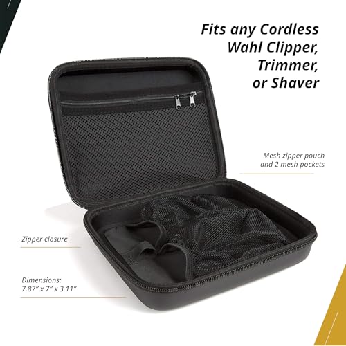 Wahl Professional Travel/Storage Case, Durable and Compact, Secure Zipper, Protects Grooming Tools
