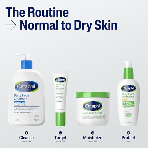 Cetaphil Daily Facial Cleanser for Oily & Combination Skin, 16oz