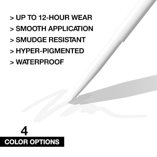 4-Color Eyeliner Pencil Set - Waterproof Gel Liner